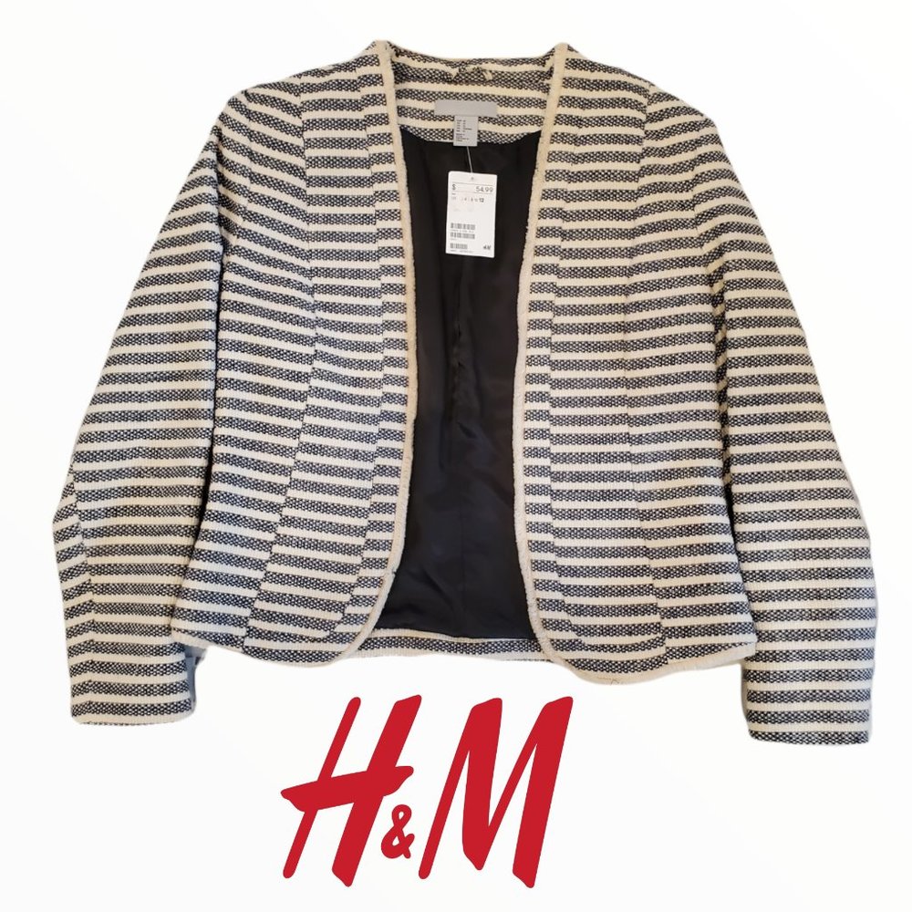 H&M Striped Jacket